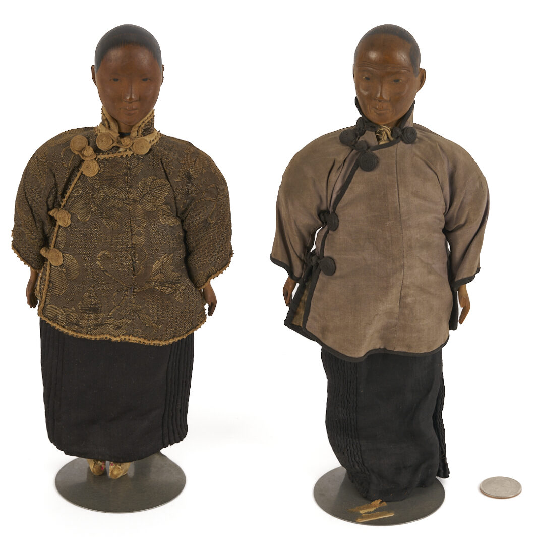 Lot 884: Two Chinese Door of Hope Dolls