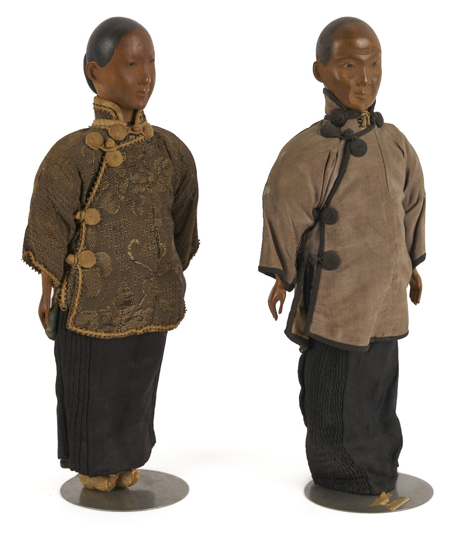 Lot 884: Two Chinese Door of Hope Dolls