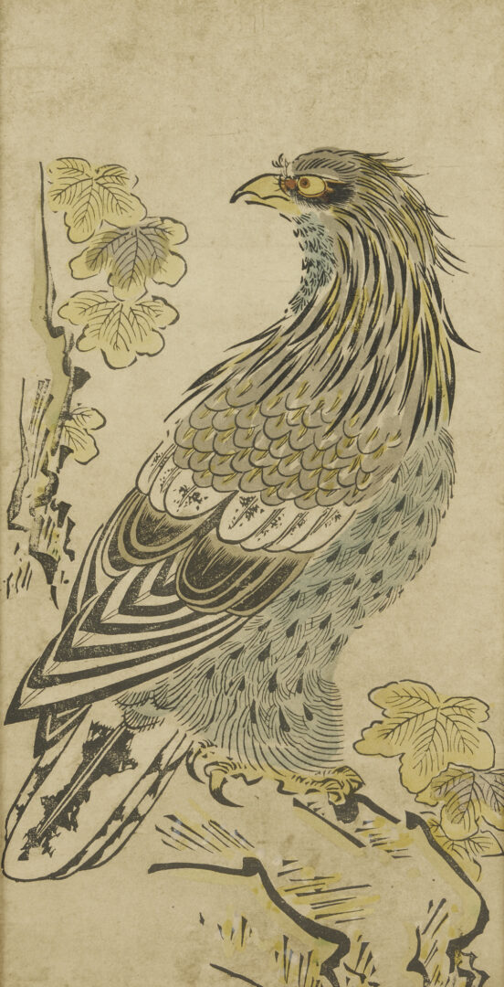 Lot 886: 2 Japanese Woodblock Prints, Mitsui Atsuo & After Kuniyoshi, Plus 2 Facsimiles of Early Prints