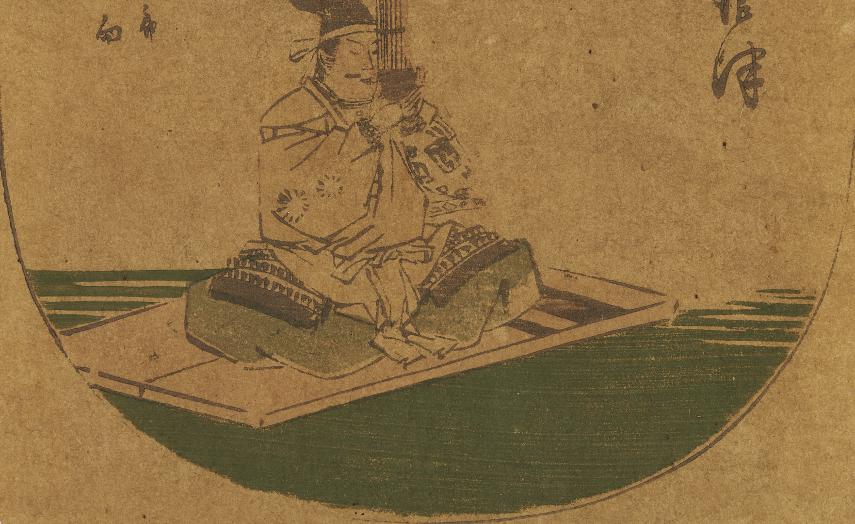 Lot 887: 2 Japanese Woodblock Prints, Hiroshige & Hokusai