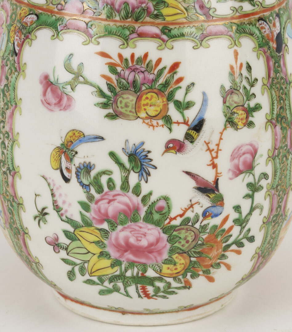 Lot 891: 3 Chinese Export Rose Medallion Pieces, Pitcher & Platters