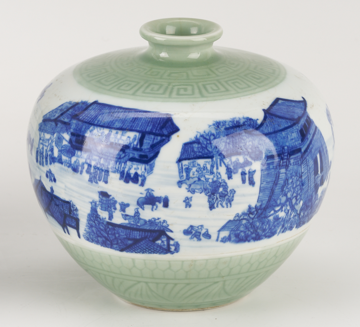 Lot 892: 3 Chinese Blue & White Porcelain Jars