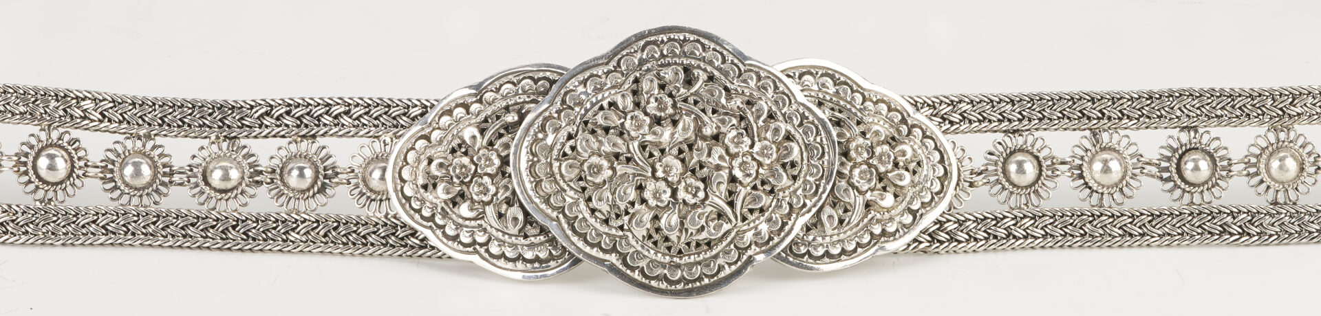 Lot 900: Sterling Silver Belt