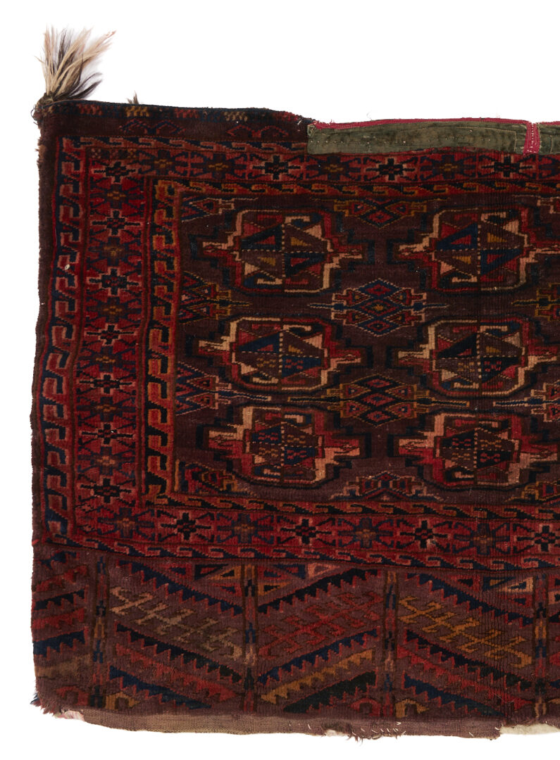 Lot 902: 2 Turkmen Tribal Bag Weavings, Arabatchi & Baluch