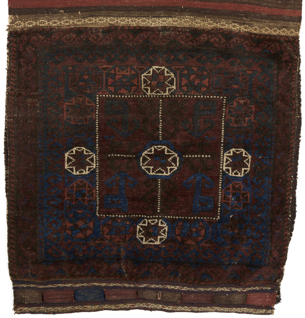 Lot 902: 2 Turkmen Tribal Bag Weavings, Arabatchi & Baluch