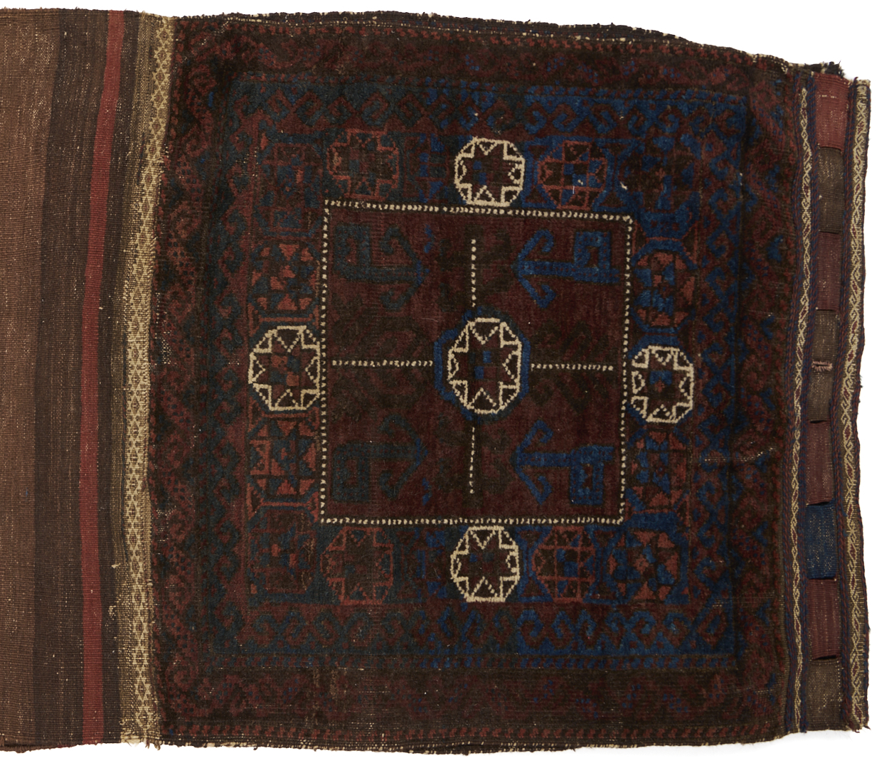 Lot 902: 2 Turkmen Tribal Bag Weavings, Arabatchi & Baluch