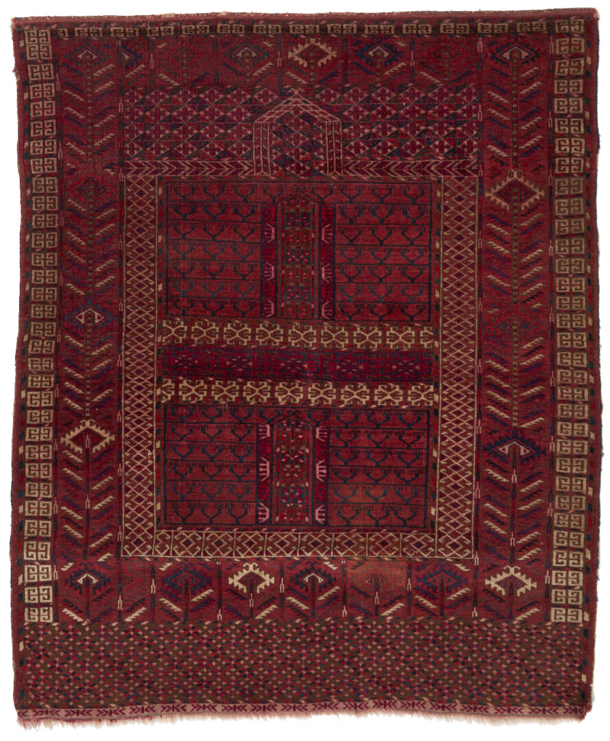 Lot 903: 2 Antique Turkmen Tekke Ensi Rugs