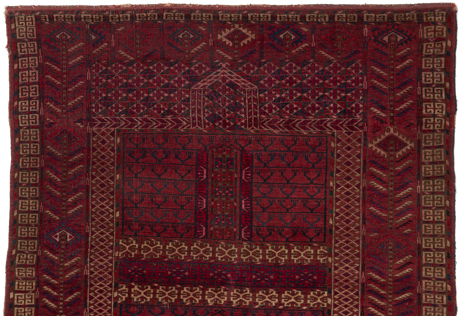 Lot 903: 2 Antique Turkmen Tekke Ensi Rugs