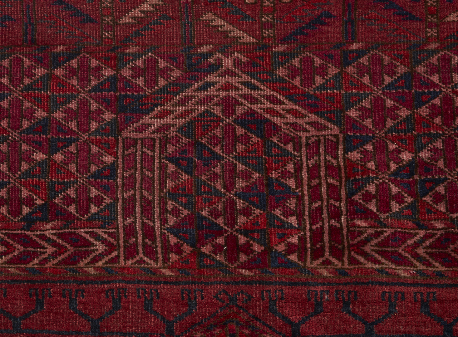 Lot 903: 2 Antique Turkmen Tekke Ensi Rugs
