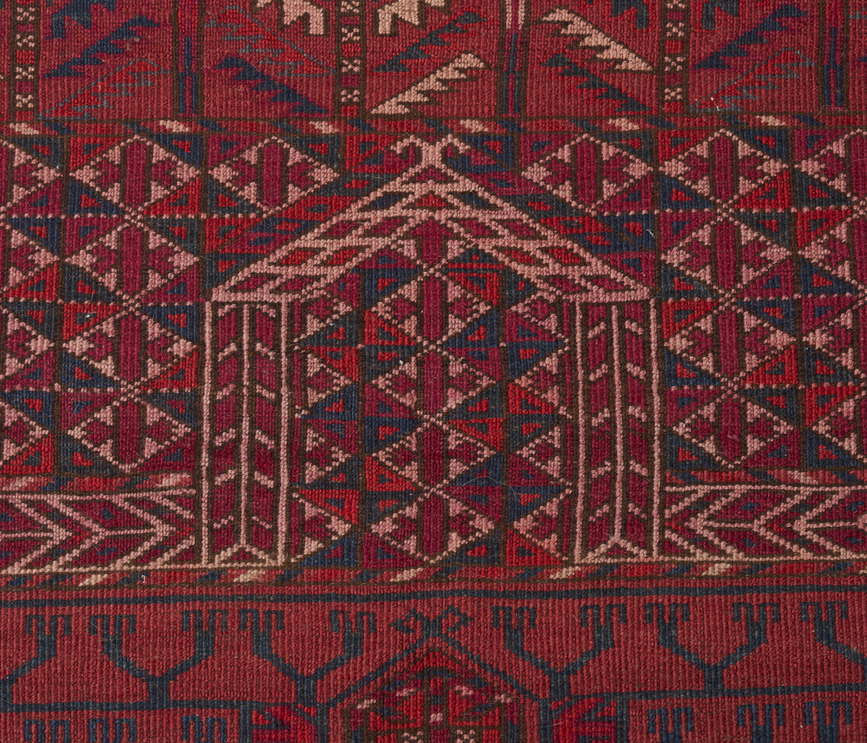 Lot 903: 2 Antique Turkmen Tekke Ensi Rugs