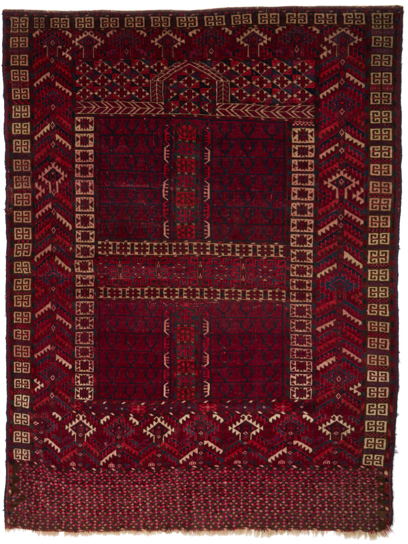 Lot 903: 2 Antique Turkmen Tekke Ensi Rugs