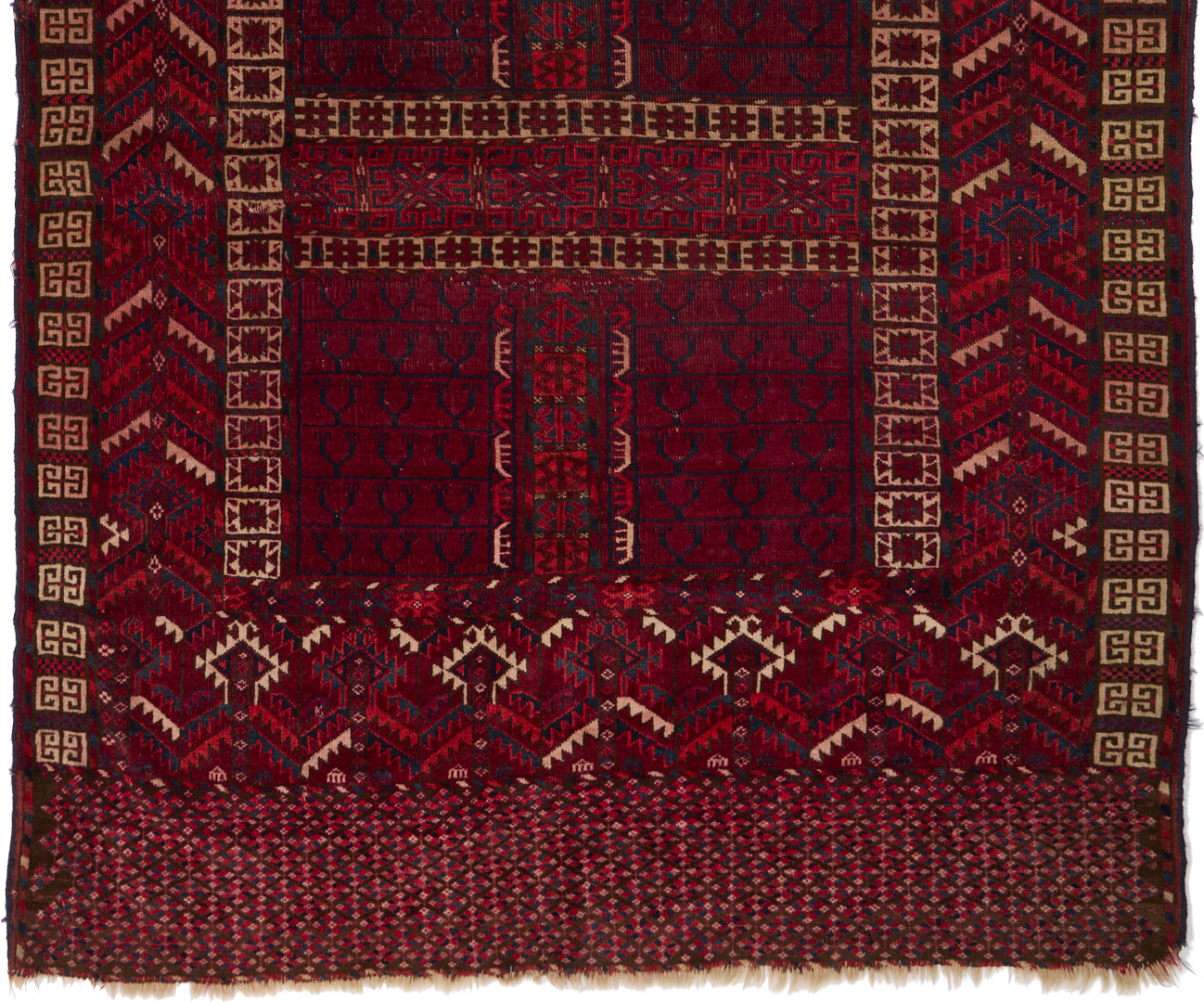 Lot 903: 2 Antique Turkmen Tekke Ensi Rugs