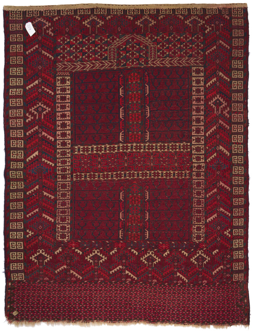 Lot 903: 2 Antique Turkmen Tekke Ensi Rugs