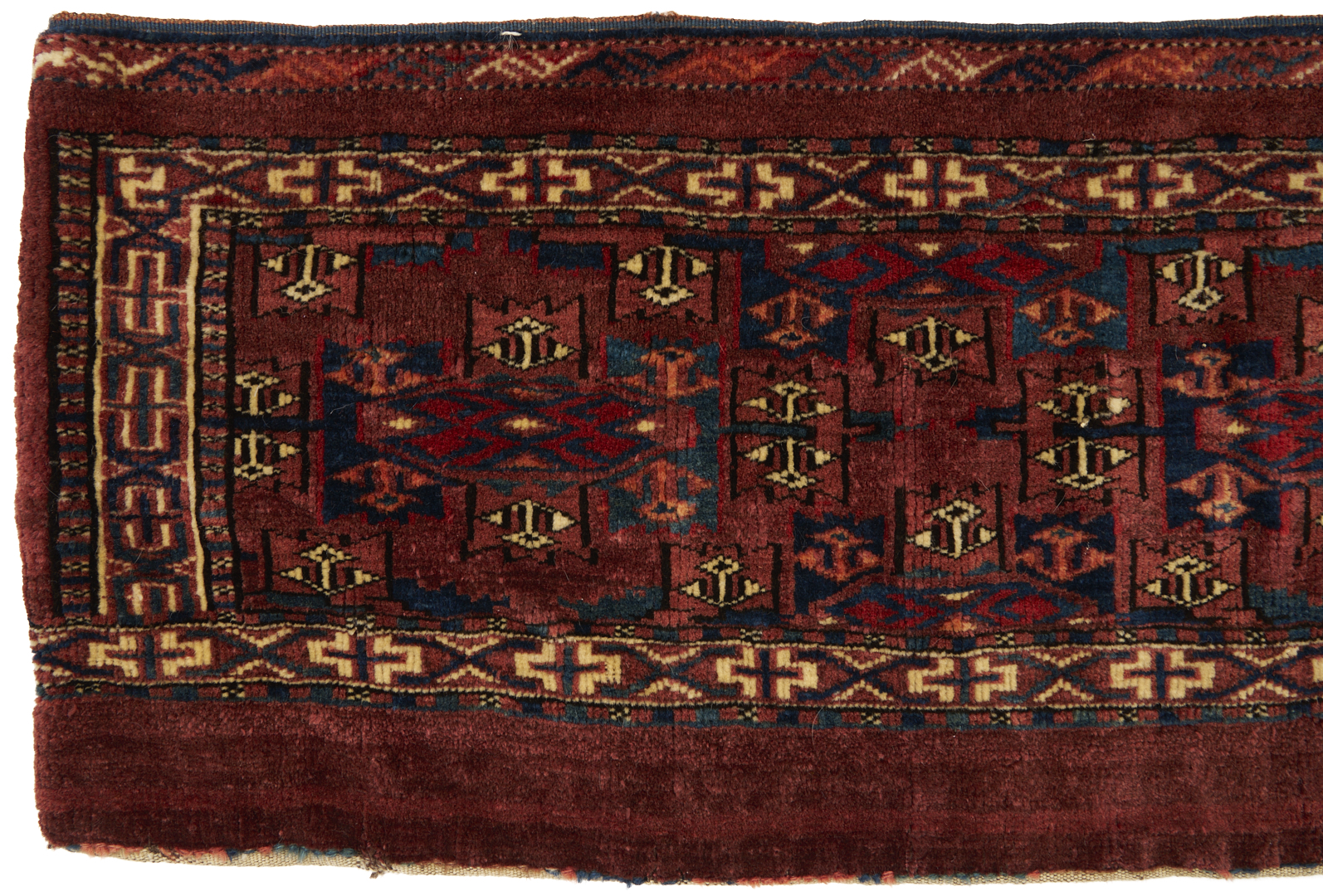 Lot 904: 5 Antique Tribal Weavings, incl. Turkman & Caucasion