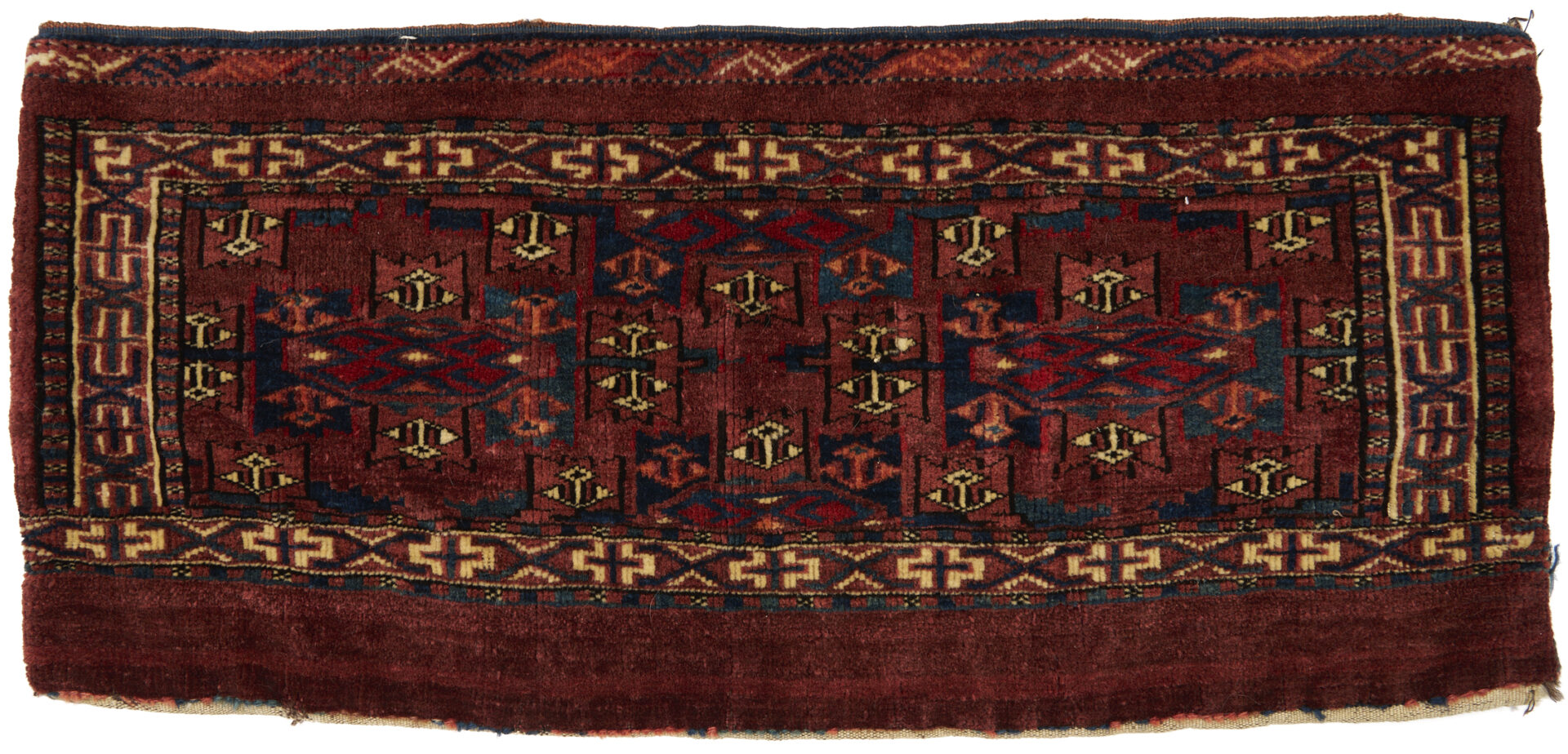 Lot 904: 5 Antique Tribal Weavings, incl. Turkman & Caucasion