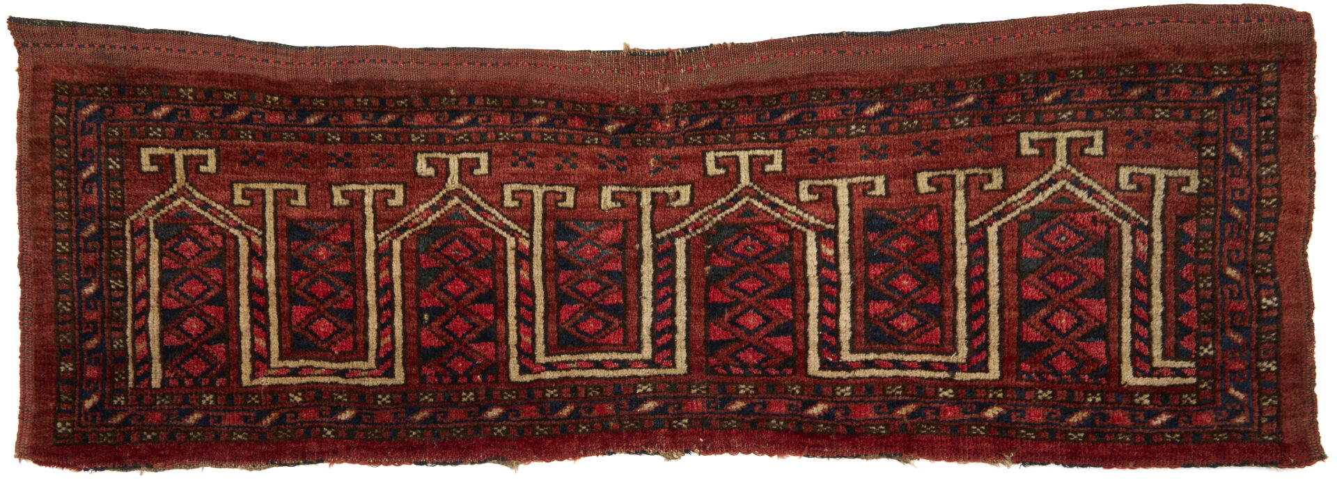Lot 904: 5 Antique Tribal Weavings, incl. Turkman & Caucasion