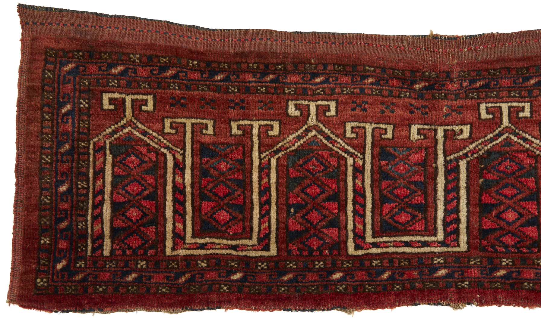 Lot 904: 5 Antique Tribal Weavings, incl. Turkman & Caucasion