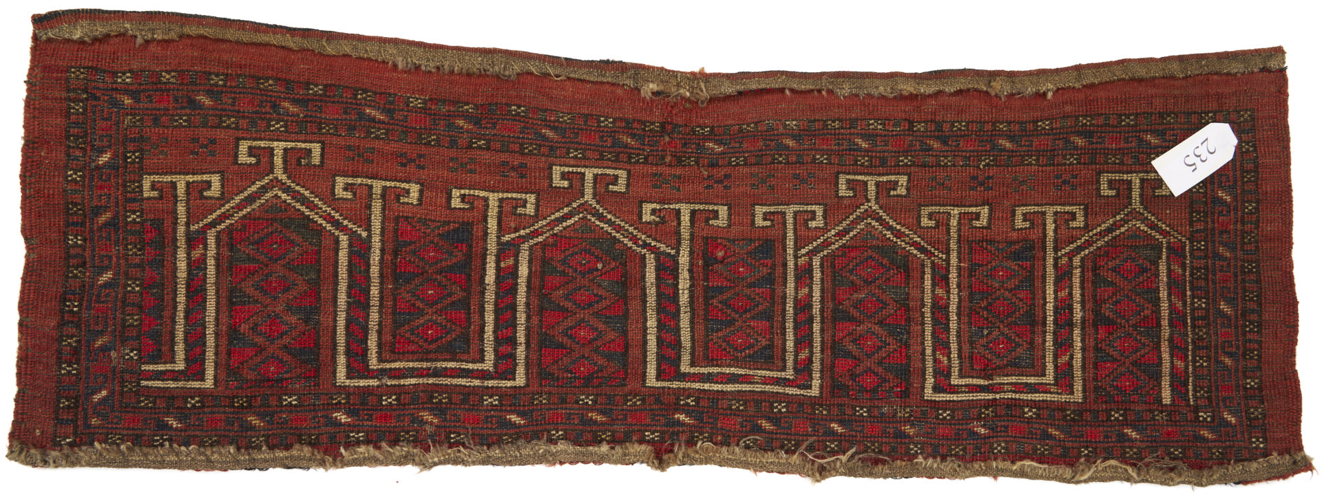 Lot 904: 5 Antique Tribal Weavings, incl. Turkman & Caucasion