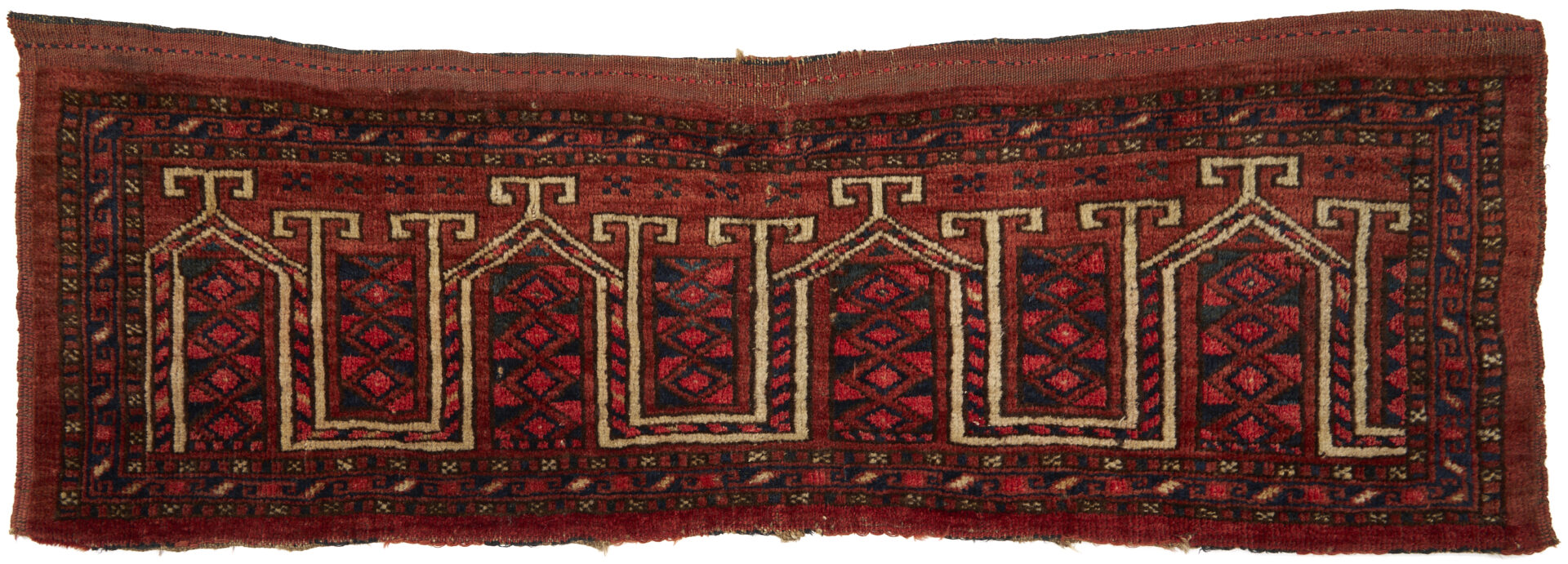 Lot 904: 5 Antique Tribal Weavings, incl. Turkman & Caucasion