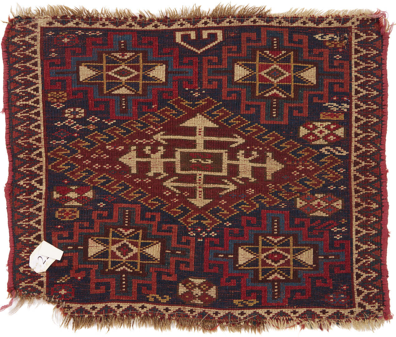 Lot 904: 5 Antique Tribal Weavings, incl. Turkman & Caucasion