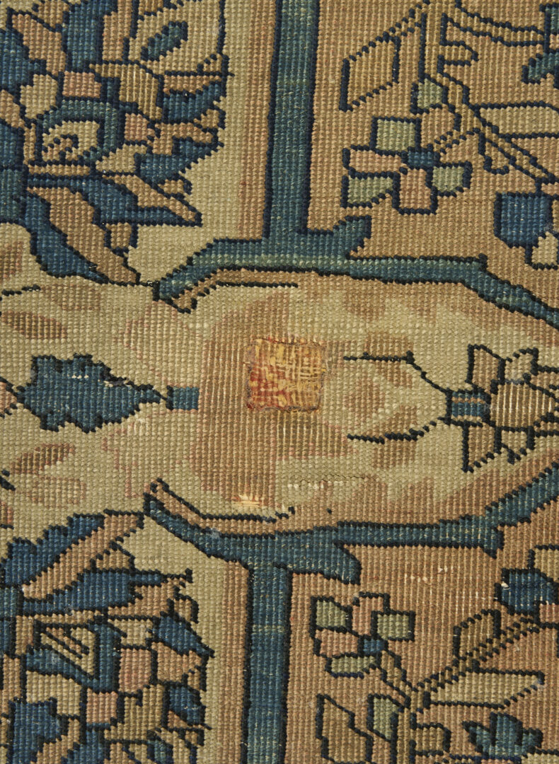 Lot 905: Antique Persian Farahan Rug & Kashan Vase Rug