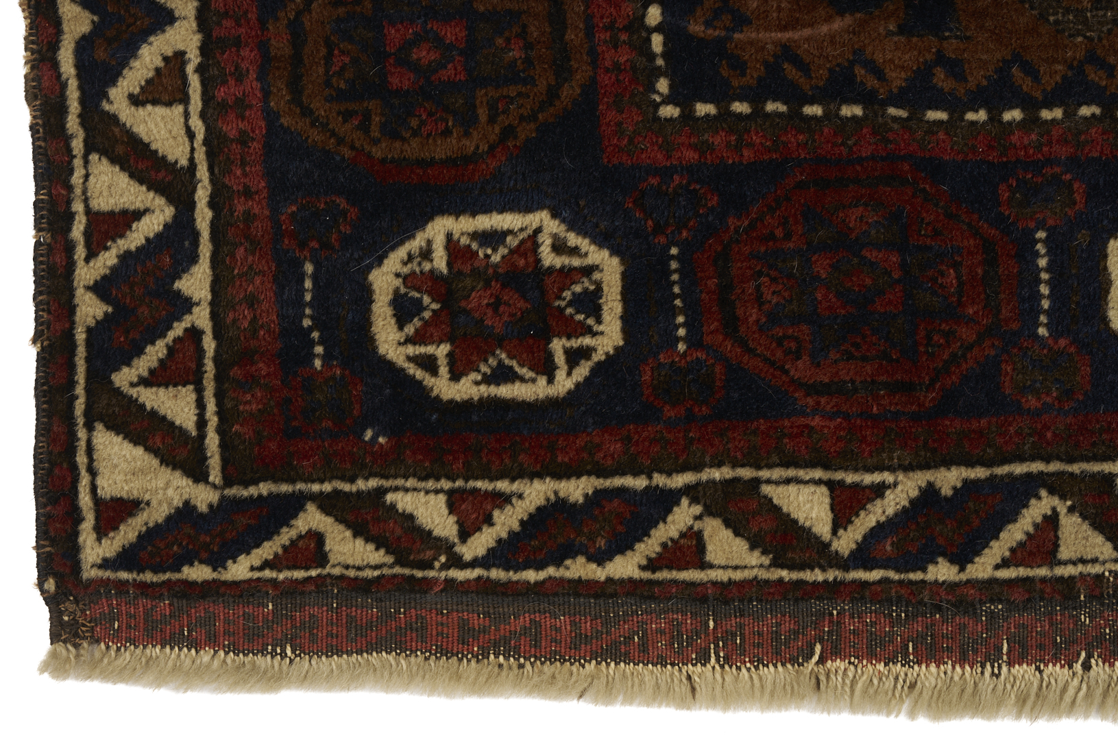 Lot 907: 3 Antique Afghan Baluch Weavings, Prayer Rug & 2 Bag Face