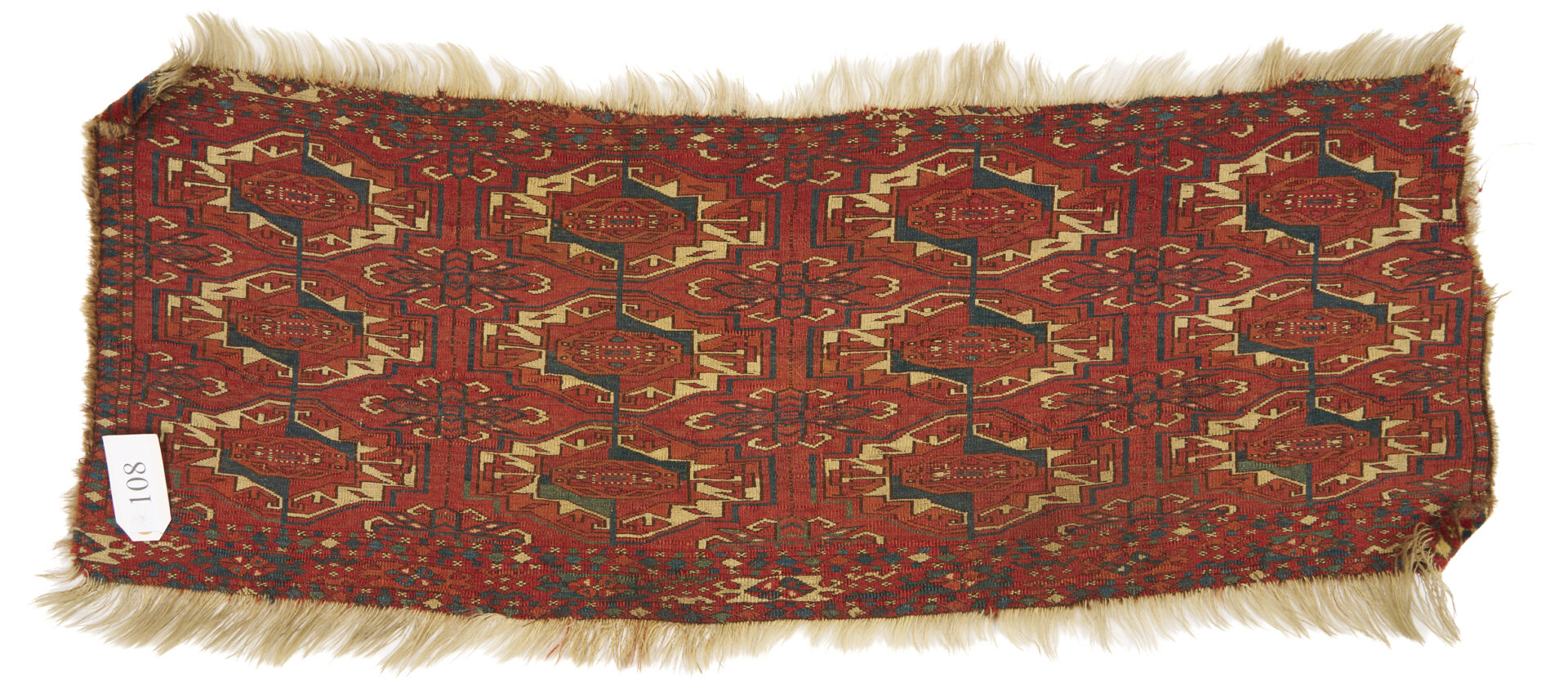 Lot 908: 6 Antique Turkman Weavings