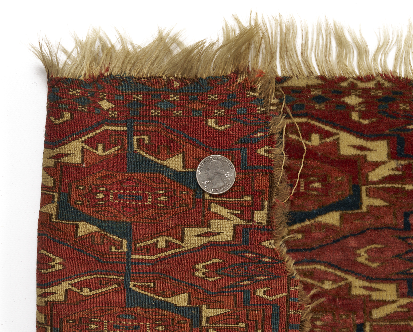 Lot 908: 6 Antique Turkman Weavings