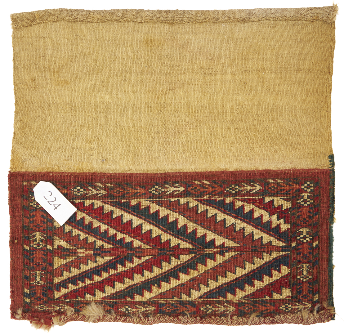 Lot 908: 6 Antique Turkman Weavings