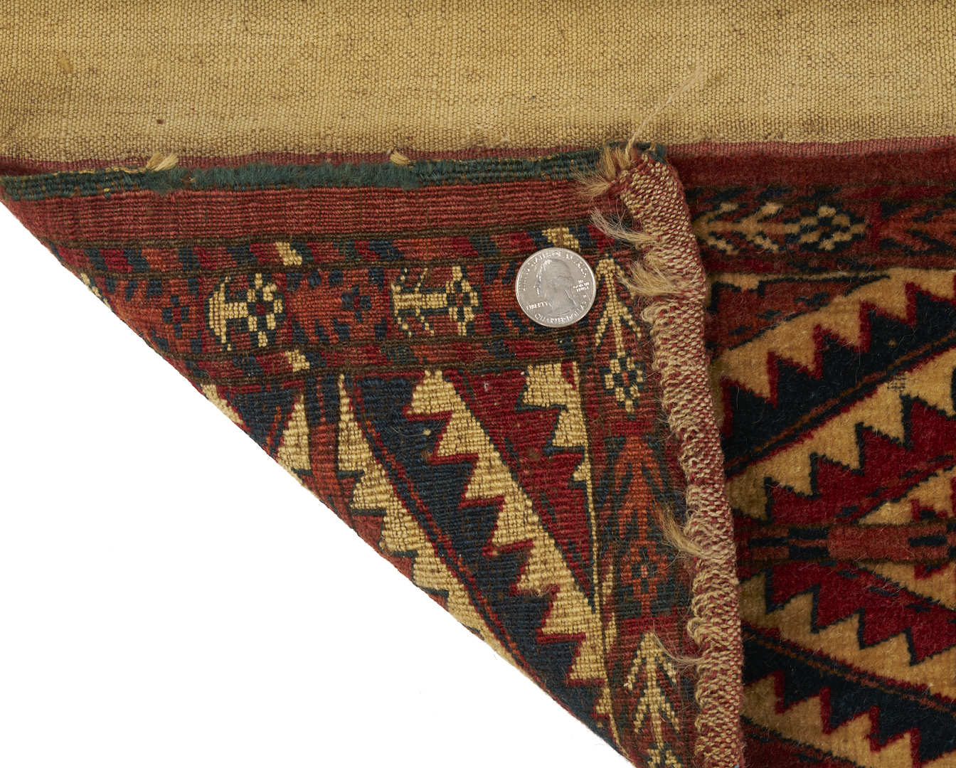 Lot 908: 6 Antique Turkman Weavings