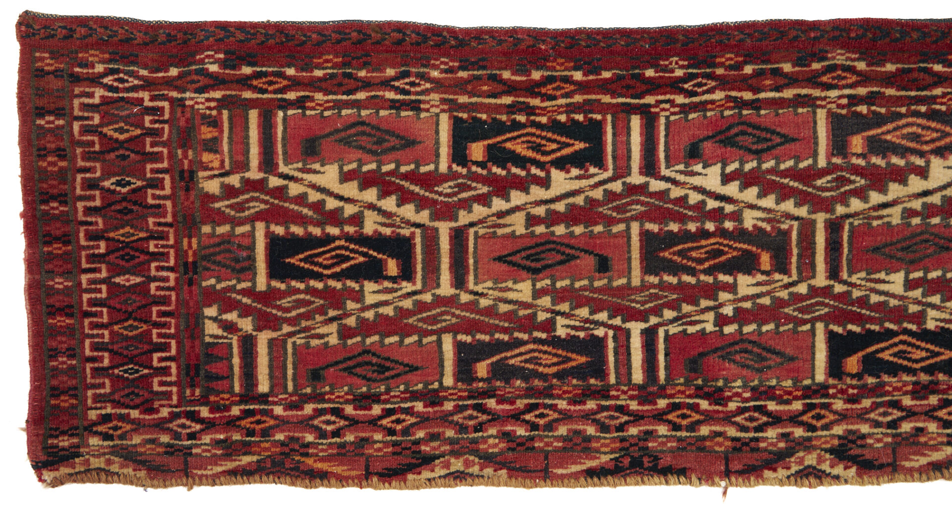 Lot 908: 6 Antique Turkman Weavings
