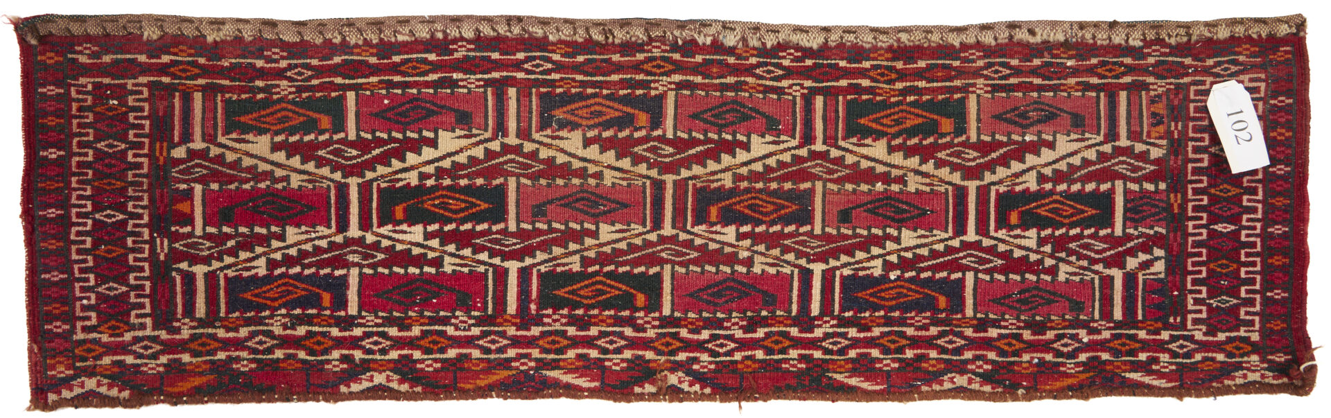 Lot 908: 6 Antique Turkman Weavings