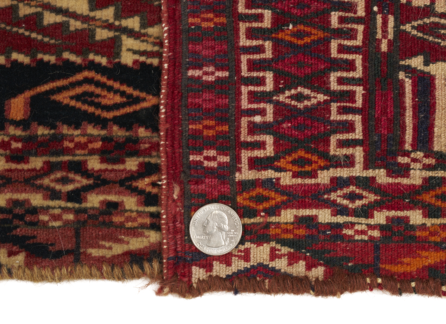 Lot 908: 6 Antique Turkman Weavings