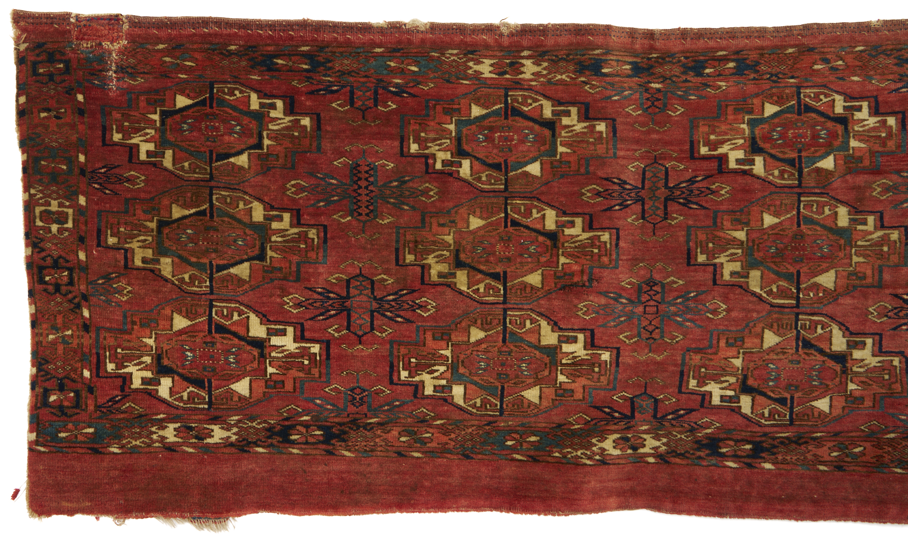 Lot 908: 6 Antique Turkman Weavings