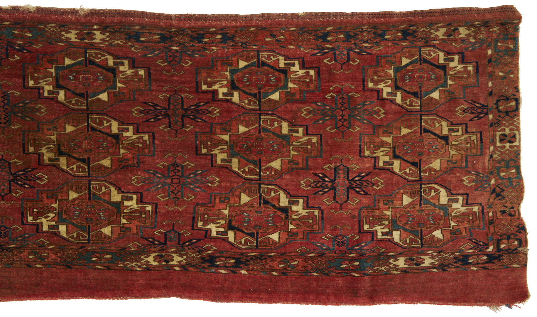 Lot 908: 6 Antique Turkman Weavings