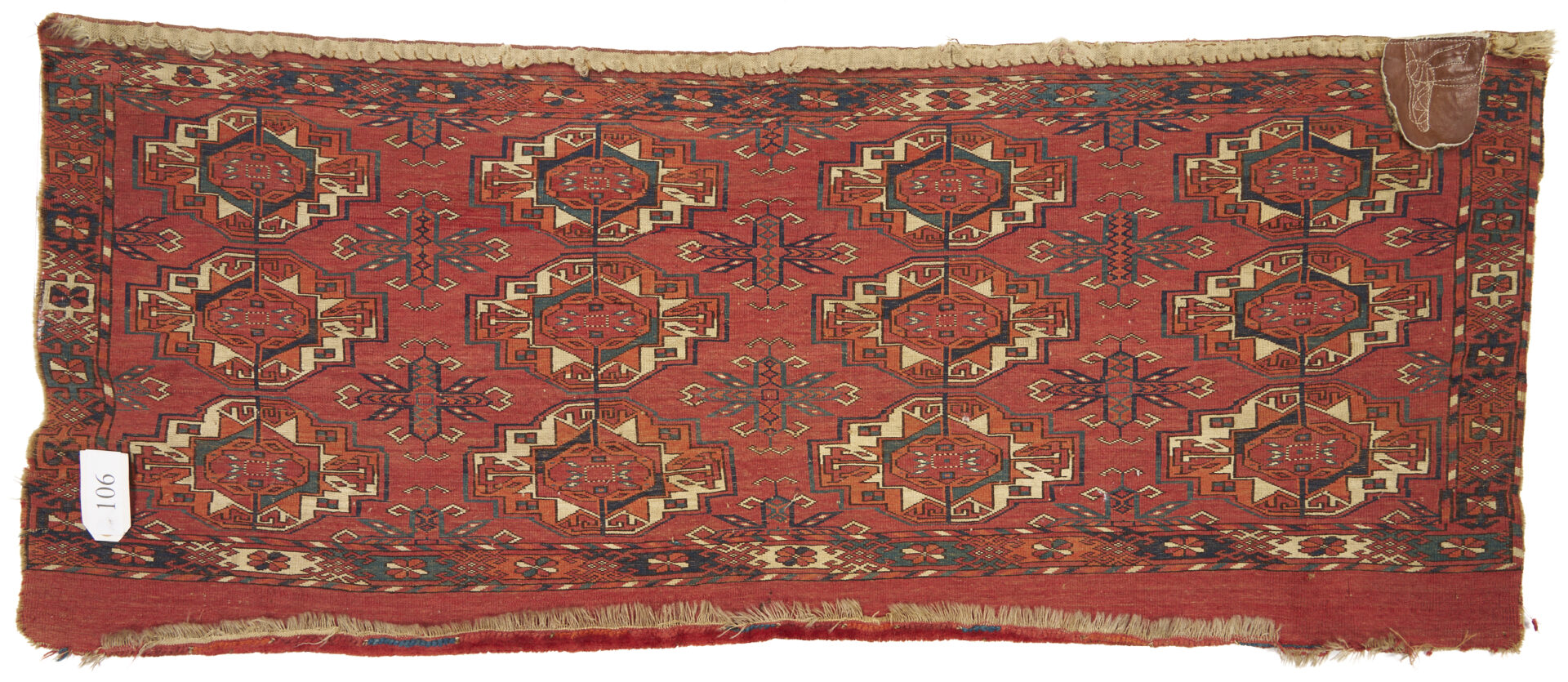 Lot 908: 6 Antique Turkman Weavings