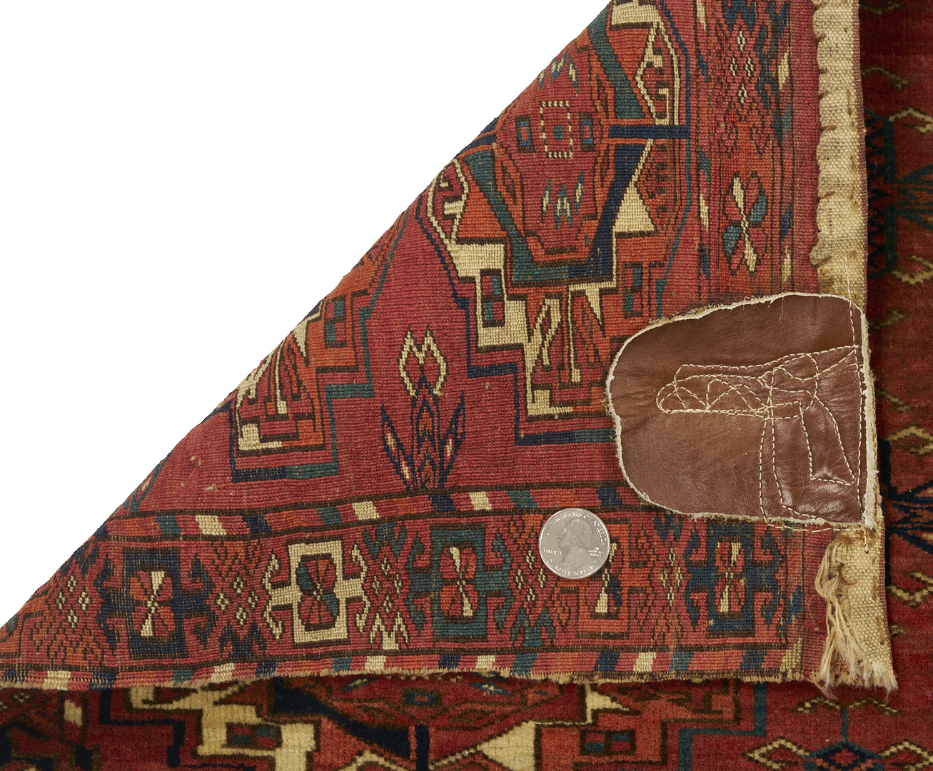 Lot 908: 6 Antique Turkman Weavings