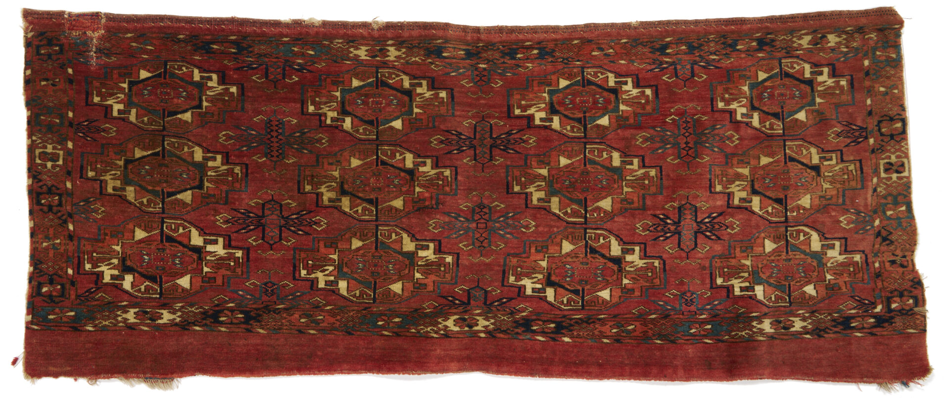 Lot 908: 6 Antique Turkman Weavings