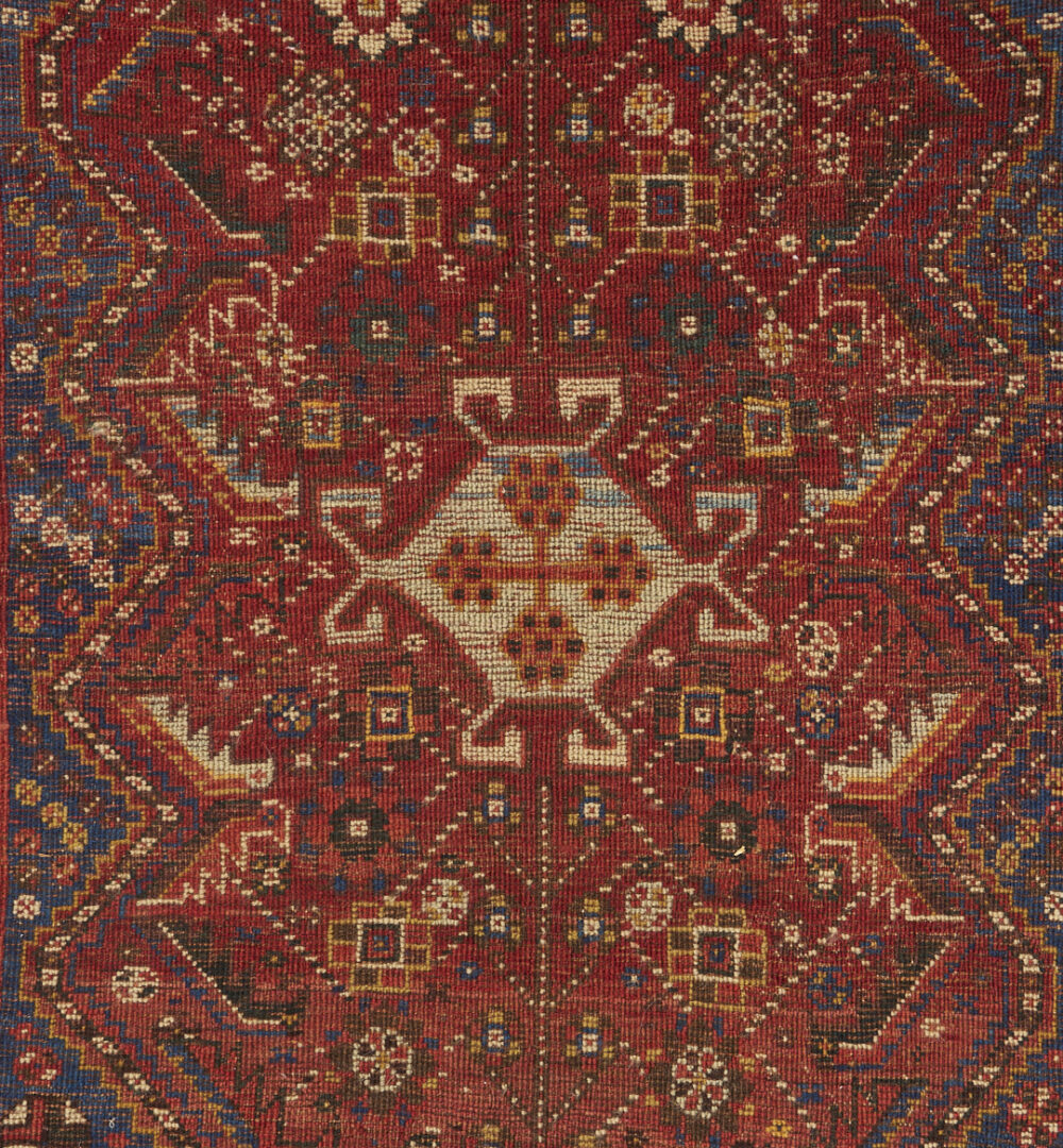 Lot 909: 4 Assembled Antique Weavings, 1 Rug & 3 Bag Face