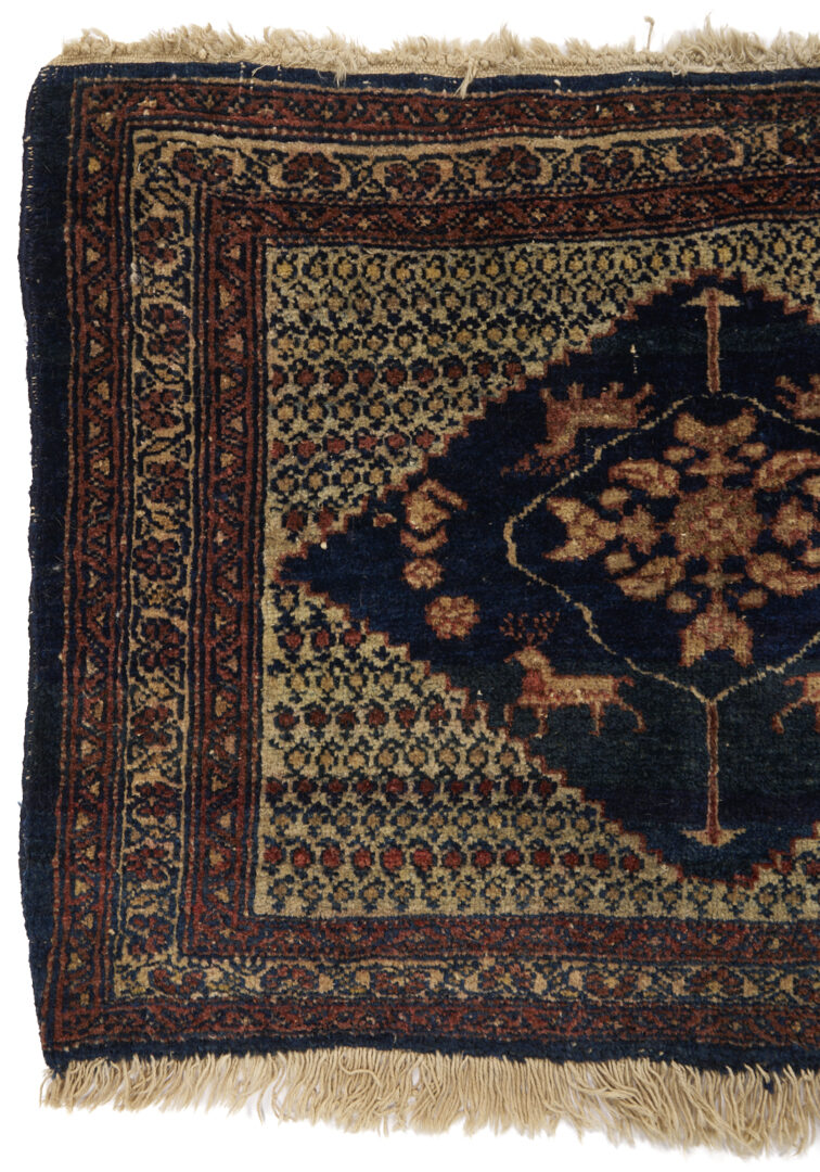 Lot 909: 4 Assembled Antique Weavings, 1 Rug & 3 Bag Face