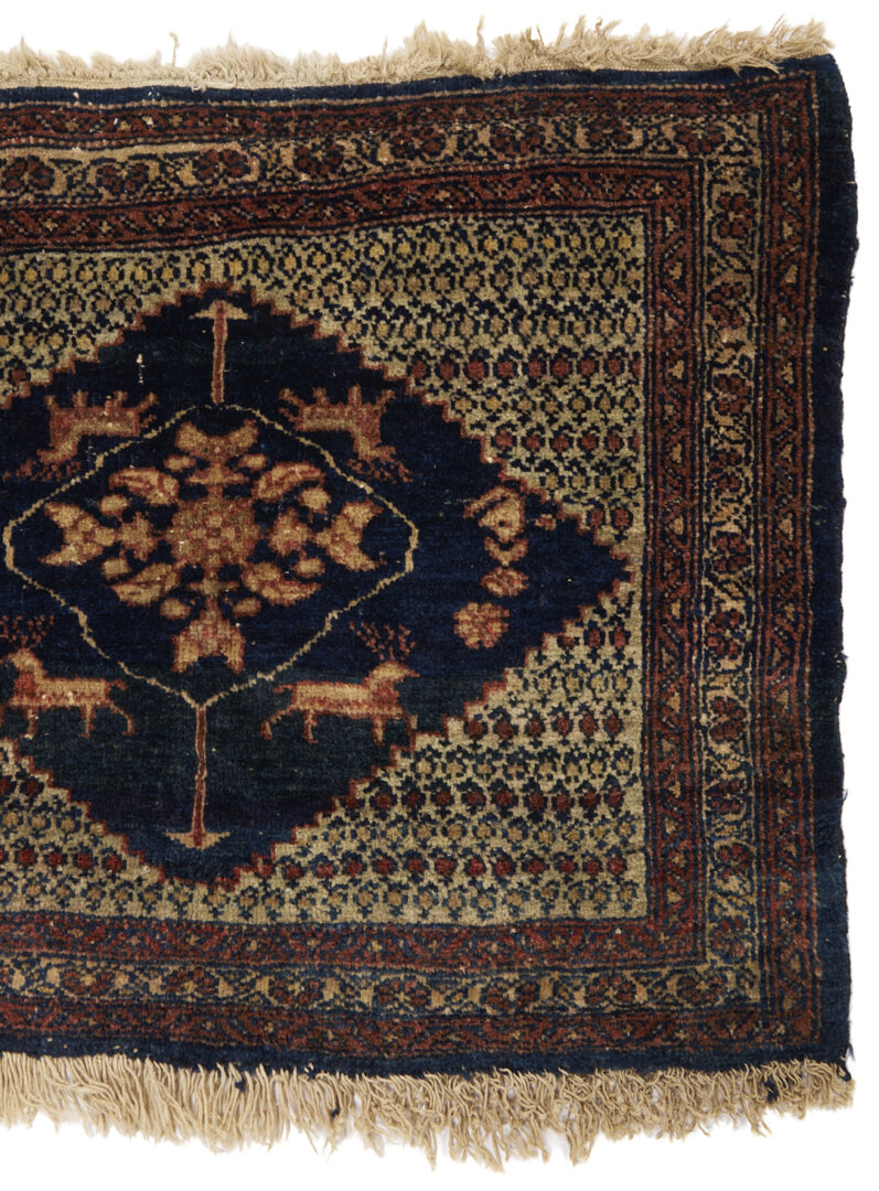 Lot 909: 4 Assembled Antique Weavings, 1 Rug & 3 Bag Face
