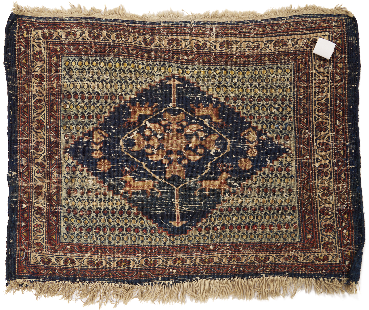 Lot 909: 4 Assembled Antique Weavings, 1 Rug & 3 Bag Face