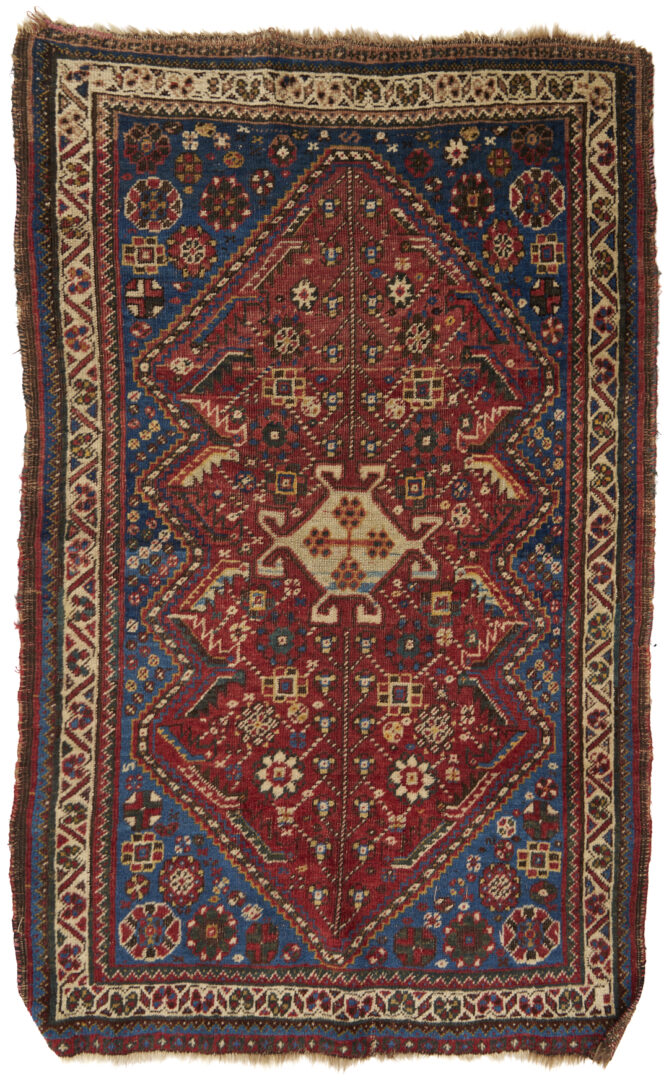 Lot 909: 4 Assembled Antique Weavings, 1 Rug & 3 Bag Face