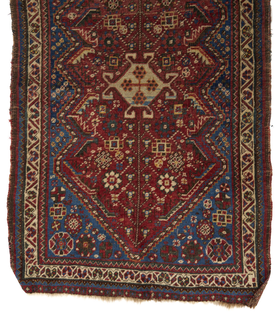 Lot 909: 4 Assembled Antique Weavings, 1 Rug & 3 Bag Face