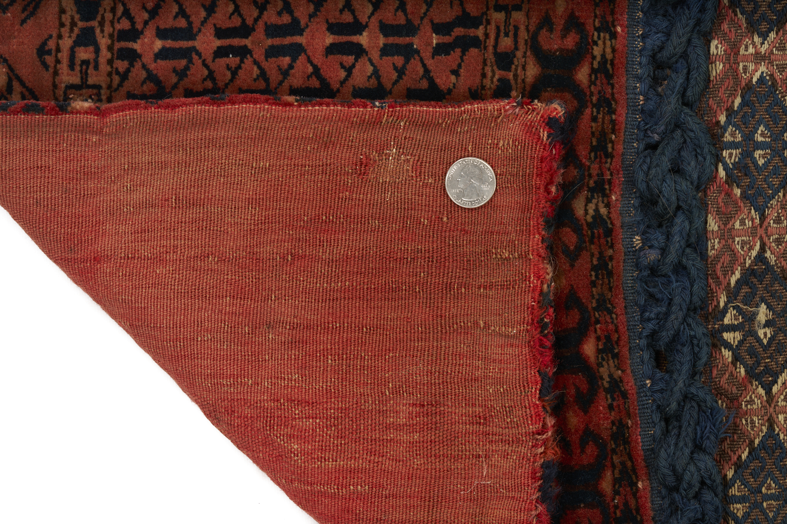 Lot 910: Youmud Saddle Bag, Tekke Bag, & Baluch Bag Face