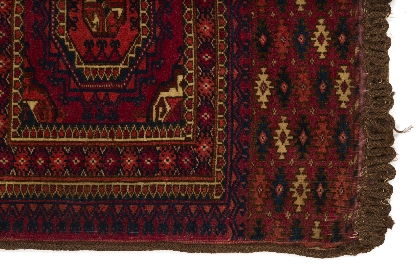 Lot 910: Youmud Saddle Bag, Tekke Bag, & Baluch Bag Face