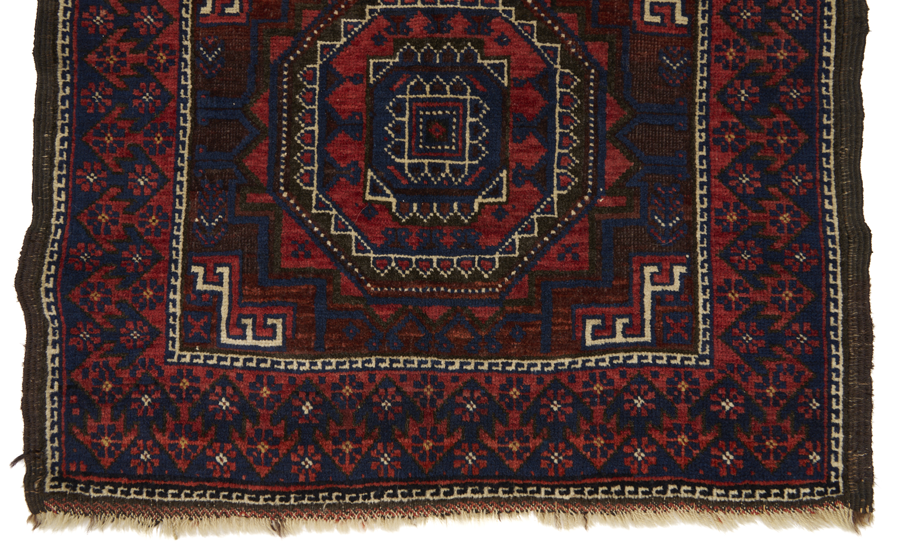 Lot 910: Youmud Saddle Bag, Tekke Bag, & Baluch Bag Face