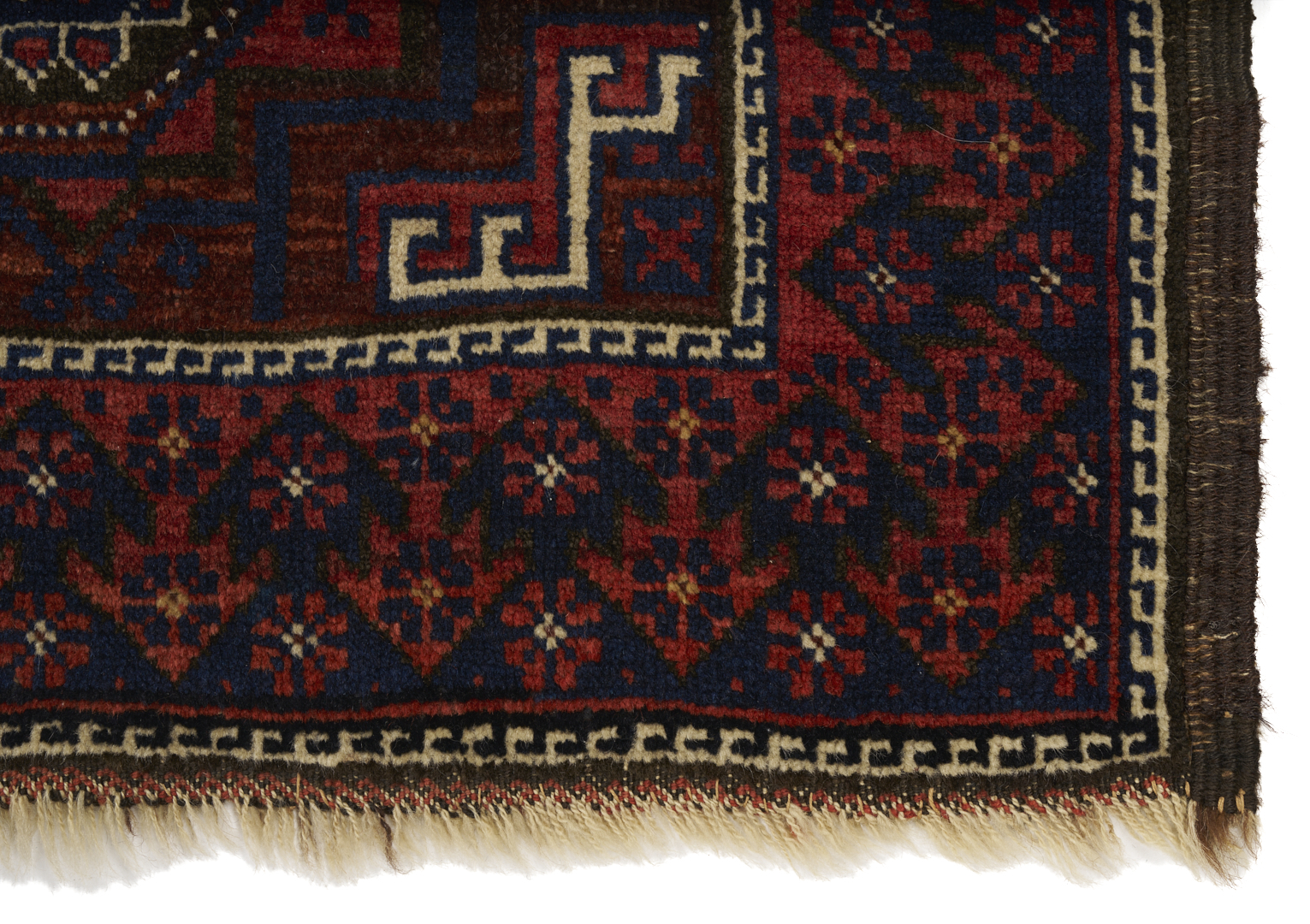 Lot 910: Youmud Saddle Bag, Tekke Bag, & Baluch Bag Face