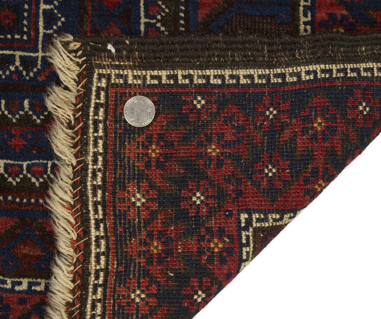 Lot 910: Youmud Saddle Bag, Tekke Bag, & Baluch Bag Face