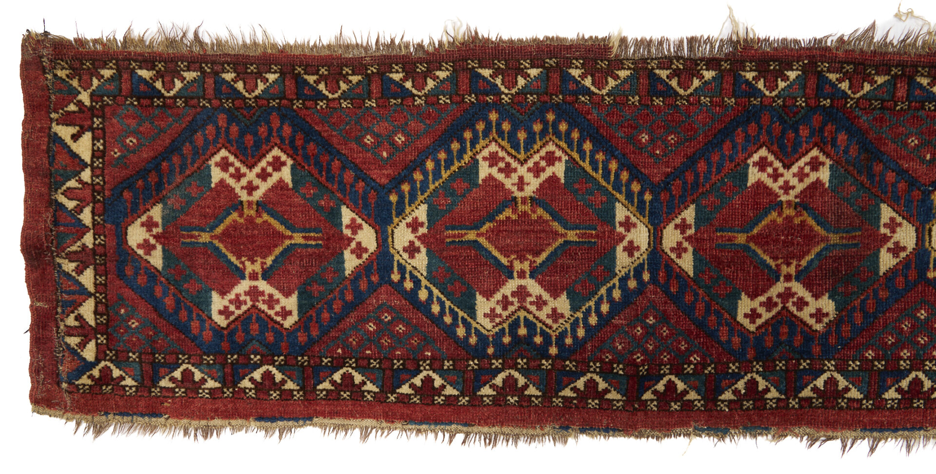 Lot 911: 3 Antique Turkmen Weavings, Uzbekistan Chuval & 2 Ersari Torbas